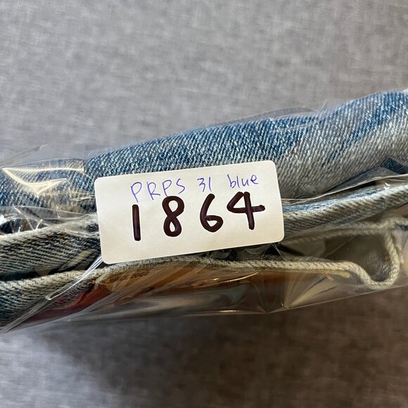 PRPS Japanese Selvedge Denim Donwan Harrell Button Fly Jeans - Men's Size 31*28 - Picture 15 of 15